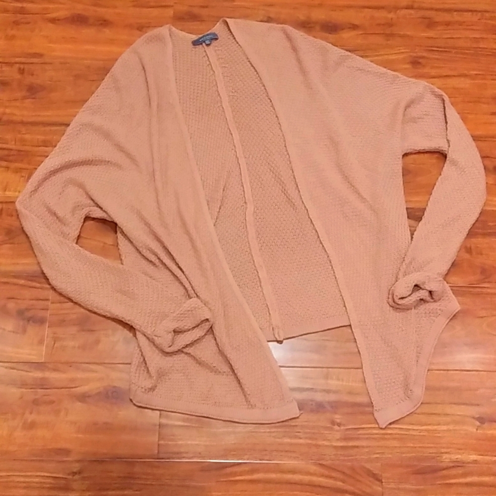 💙3/$20 - BECOOL Tan/Blush Cardigan, S/M
